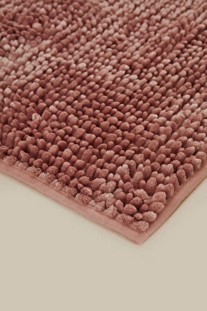 Karaca Home Jules Makarna Banyo Paspası Gül Kurusu 60x90 cm