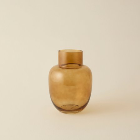Karaca Home Morris Vazo Amber 20x14,5 cm