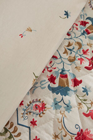 Karaca Home Hevda %100 Pamuk Çift Kişilik Kapitoneli Nevresim Takımı