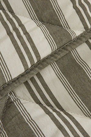 Sarah Anderson Barlet Çift Kişilik Comfort Set/Uyku Seti Çizgili Yeşil