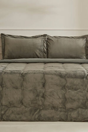 Karaca Home Flufy Çift Kişilik Soft Dream Comfort Set/Uyku Seti Haki