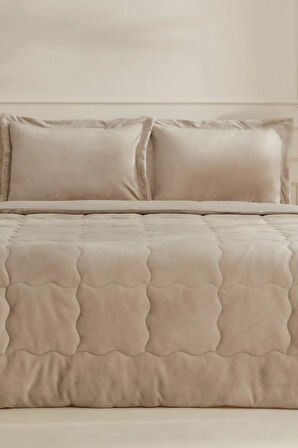 Karaca Home Flufy Tek Kişilik Soft Dream Comfort Set/Uyku Seti Bej