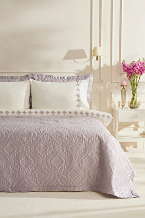 Karaca Home Glory Çift Kişilik %100 Pamuk 7 Parça Düet Set Pembe