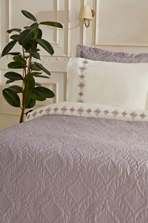 Karaca Home Glory Çift Kişilik %100 Pamuk 7 Parça Düet Set Pembe