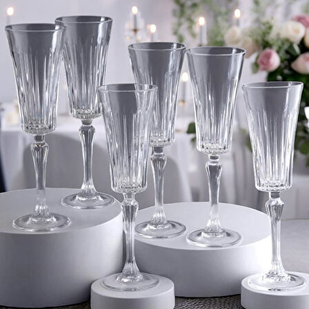RCR 6'lı Timeless Flüt Kadeh 210 ml