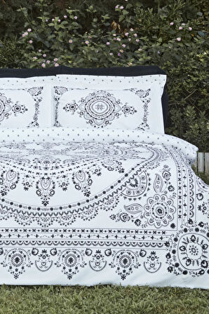 Karaca Home Orian Çift Kişilik Nish Set Siyah