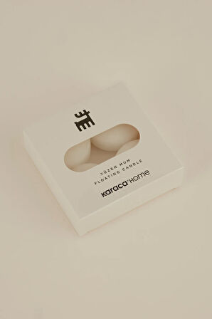 Karaca Home Yüzen Mum Beyaz