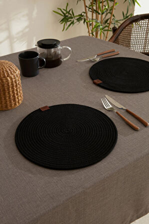 Karaca Home Carla Amerikan Servisi Siyah 32x32 cm