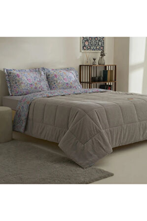 Karaca Home Ortiz Çift Kişilik Comfort Set Gri