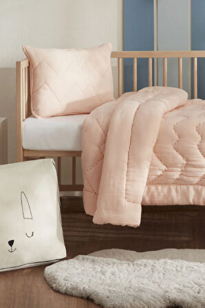 Karaca Home Bebek Arden Yastık Yorgan Seti Pembe