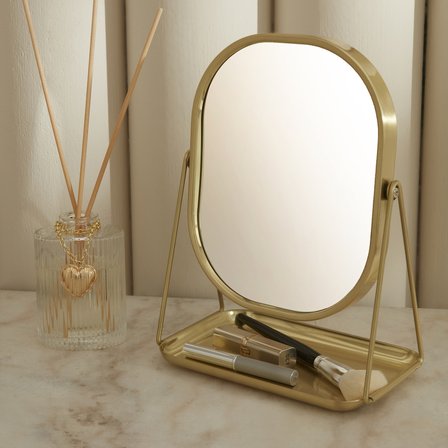 Karaca Home Reora Masa Aynası Gold 20.5x13x28 cm