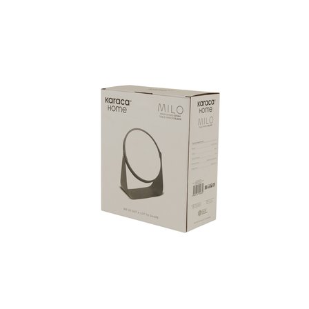 Karaca Home Milo Masa Aynası Siyah 7x19x21.3 cm