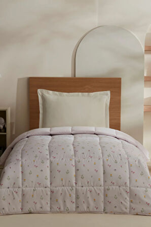 Karaca Home Young Flowery Tek Kişilik Baskılı Yorgan