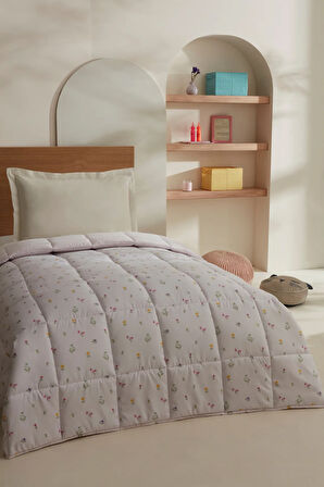 Karaca Home Young Flowery Tek Kişilik Baskılı Yorgan