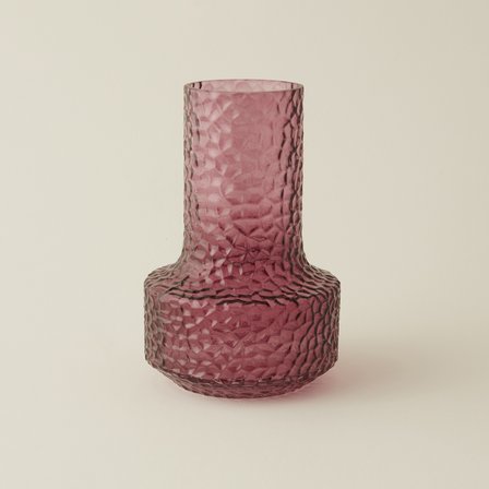 Karaca Home Nessa Vazo Mor 17x25,5 cm