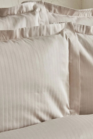 Karaca Home Uniq %100 Pamuk Saten King Size Nevresim Takımı Taş