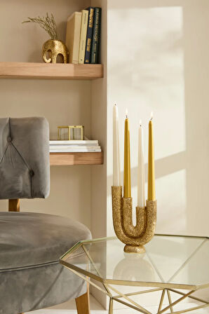 Karaca Home Helen 4'lü Şamdan Mumluk