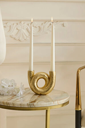 Karaca Home Helen 2'li Şamdan Mumluk