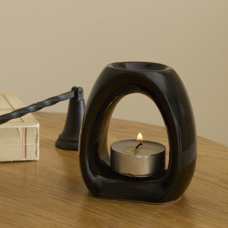 Karaca Home Glossy Buhurdanlık Siyah