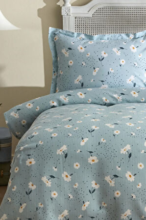 Karaca Home Daisy %100 Pamuk Tek Kişilik Pike Takımı Mint