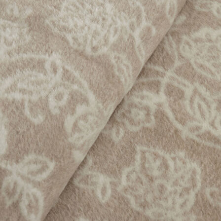 Karaca Home Glorinda Çift Kişilik Akrilik Battaniye Açık Kahve