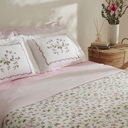 Karaca Home Brain Krep Çift Kişilik Nevresim Takımı Multicolur