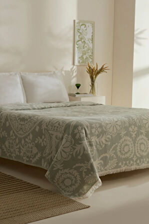 Karaca Home Avery Müslin Çift Kişilik Pike Takımı Mint