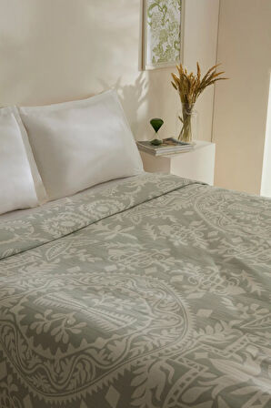 Karaca Home Avery Müslin Çift Kişilik Pike Takımı Mint