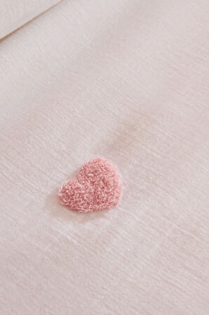 Karaca Home Amour Melody Çift Kişilik Müslin Pike Takımı Beyaz