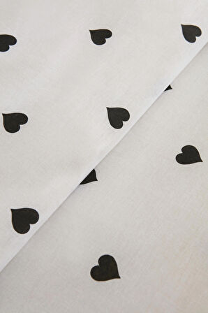 Sarah Anderson Amour Çift Kişilik Nevresim Takımı Siyah