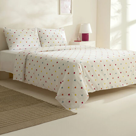 Sarah Anderson Amour Çift Kişilik Nevresim Takımı Multicolour