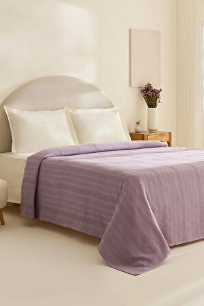 Karaca Home Layna Ecocell Çift Kişilik Tek Pike Lila
