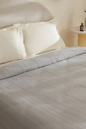 Karaca Home Layna Ecocell Çift Kişilik Tek Pike Gri