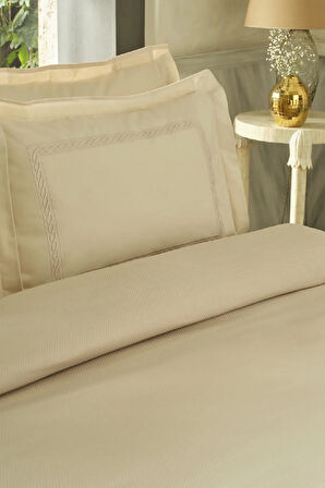 Karaca Home Shanse Nish Set Çift Kişilik Pike Takımı Bej