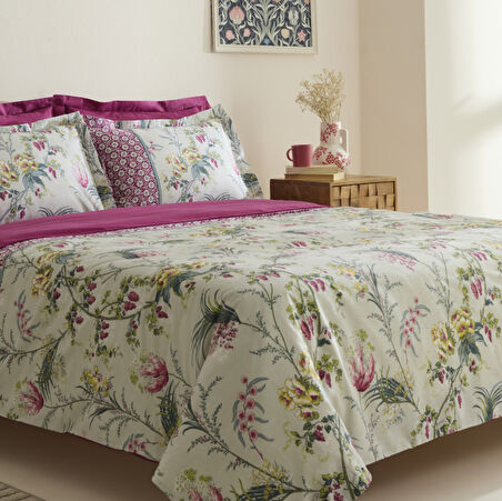 Karaca Home Mitha %100 Pamuk Çift Kişilik Nevresim Takımı Mint