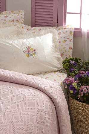 Karaca Home Astra Nish Set Çift Kişilik Pike Takımı Multicolor