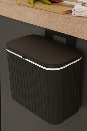 Karaca Home Pino 8 Lt Çöp Kovası Siyah