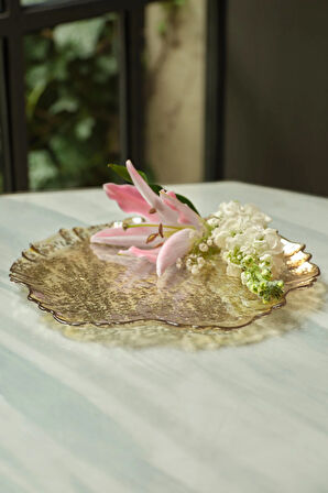 Karaca Home Jolie Dekoratif Tabak Gold 31 cm