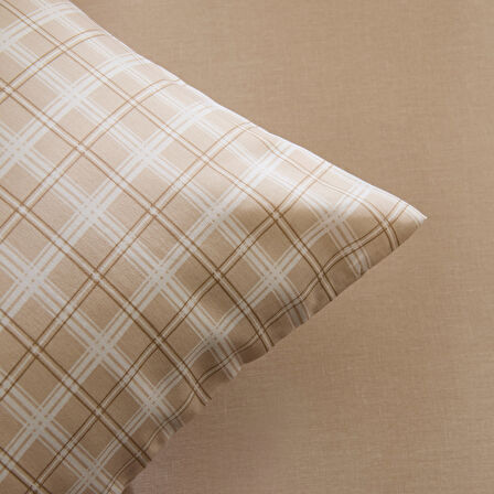 Sarah Anderson Lena Çift Kişilik Çarşaf Takımı Bej 