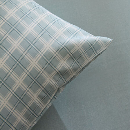 Sarah Anderson Lena Tek Kişilik Çarşaf Takımı Aqua