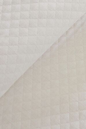 Karaca Home White Collection Doris %100 Pamuk Çift Kişilik Yatak Örtüsü Takımı Adaçayı