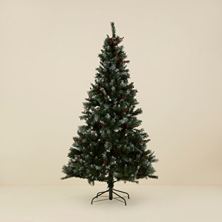 Karaca Home New Year Yılbaşı Karlı Kokina ve Kozalaklı Yılbaşı Çam Ağacı 210 cm 1093 Dal