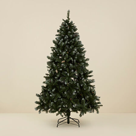 Karaca Home New Year Yılbaşı Karlı Kozalaklı Yılbaşı Çam Ağacı 210 cm 1367 Dal