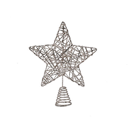 Karaca Home New Year Yılbaşı Wire Star Ağaç Başlığı Gold