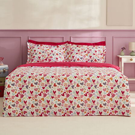 Sarah Anderson Amour Glow Tek Kişilik Nevresim Takımı Multicolour