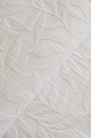 Karaca Home Branley Fırfırlı Çift Kişilik Yatak Örtüsü Takımı Beyaz