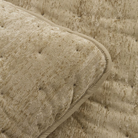 Karaca Home Clement Çift Kişilik Yatak Örtüsü Takımı Bej