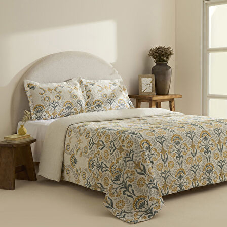 Karaca Home Alvea Çift Kişilik Yatak Örtüsü Takımı