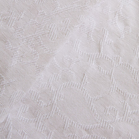 Karaca Home Marıbel %100 Pamuk Yatak Örtüsü Takımı Beyaz