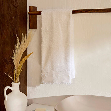 Karaca Home Artisan Demeter %100 Pamuk El Havlusu Ekru 50x90 cm